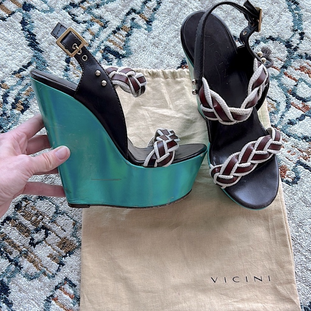 VICINI by GIUSEPPE ZANOTTI authentic leather so sexy sandal, paid 750 euro! 🇮🇹